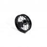 Roue arrière "10" noir acier 15mm