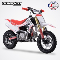 Pit Bike GUNSHOT 110 - Blanc