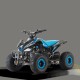 Quad enfant hiro hurricane 125cc Bleu