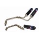 LIGNE SCALVINI TWIN Black édition embout imitation Carbone
