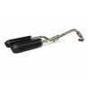 Échappement scalvini YCF BIGY TWIN Black embout IMITATION carbon